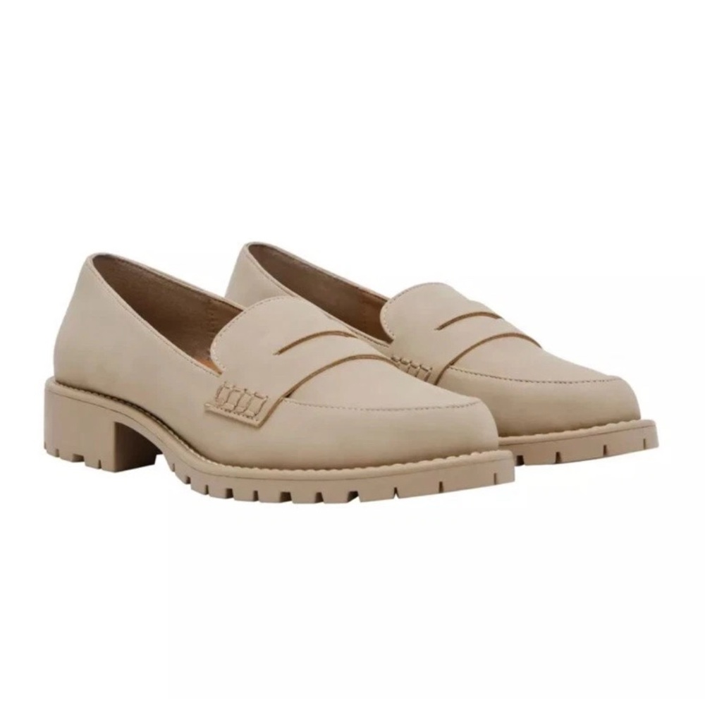 DV Dolce Vita Womens Dune/Beige Lug Loafers Rcrispo - Picture 6 of 9